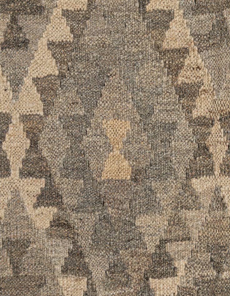 Detail image of 2' 9 x 9' 8  Hand Woven Kilim Maymana Wool Runner Rug