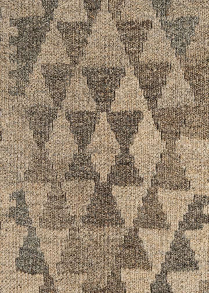 2' 10 x 9' 10 Hand Woven Kilim Maymana Wool Runner Rug