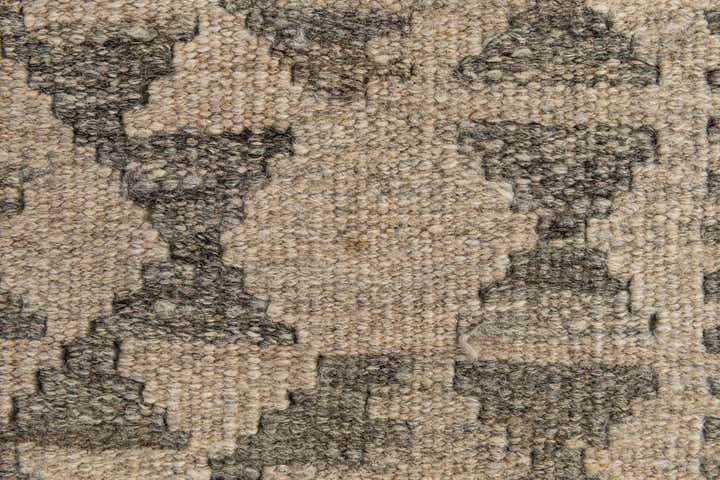 2' 10 x 9' 10 Hand Woven Kilim Maymana Wool Runner Rug