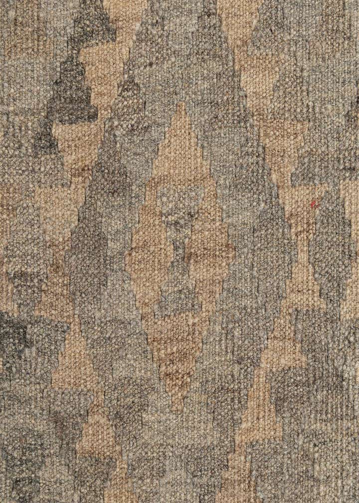 2' 9 x 9' 9 Hand Woven Kilim Maymana Wool Runner Rug