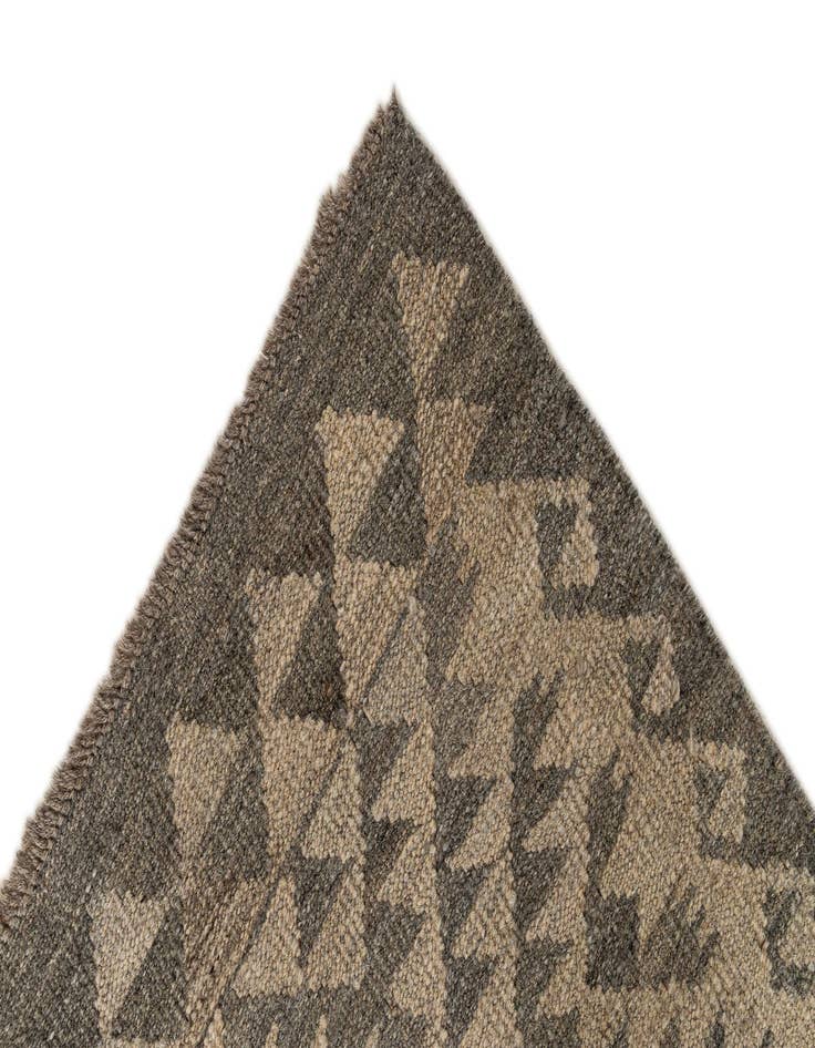 Detail image of 2' 9 x 10' 2  Hand Woven Kilim Maymana Wool Runner Rug