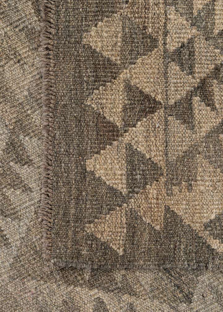 2' 9 x 10' 2 Hand Woven Kilim Maymana Wool Runner Rug