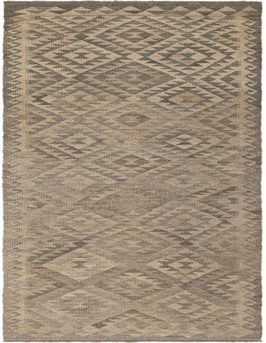 2' 9 x 10' 2 Hand Woven Kilim Maymana Wool Runner Rug
