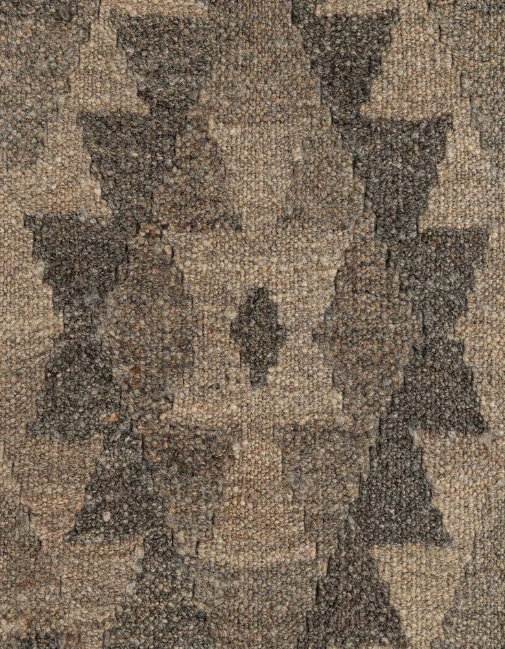 Detail image of 2' 9 x 9' 9  Hand Woven Kilim Maymana Wool Runner Rug