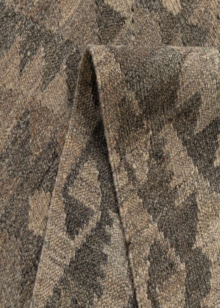 2' 9 x 9' 9 Hand Woven Kilim Maymana Wool Runner Rug