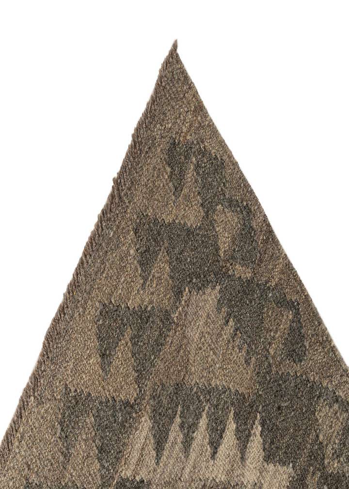 2' 9 x 9' 9 Hand Woven Kilim Maymana Wool Runner Rug