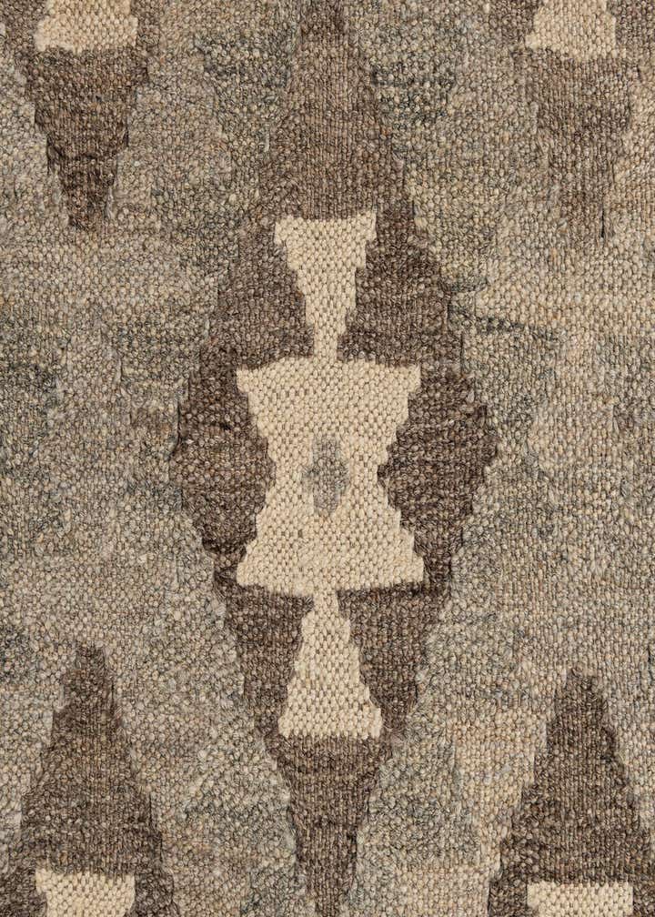 2' 11 x 9' 8 Hand Woven Kilim Maymana Wool Runner Rug
