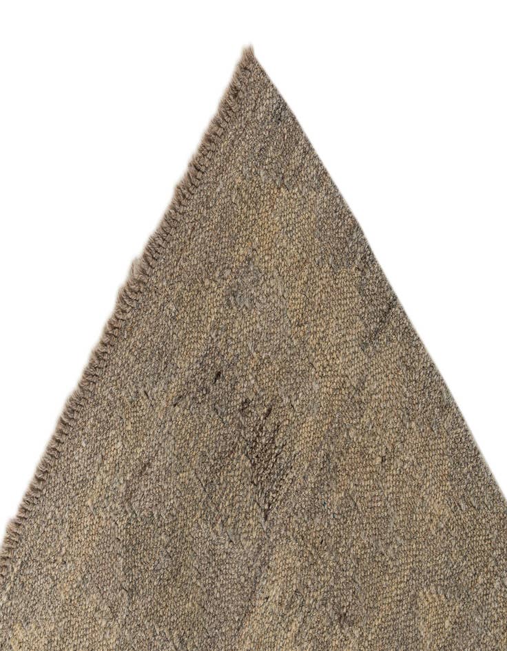 Detail image of 2' 11 x 9' 8  Hand Woven Kilim Maymana Wool Runner Rug