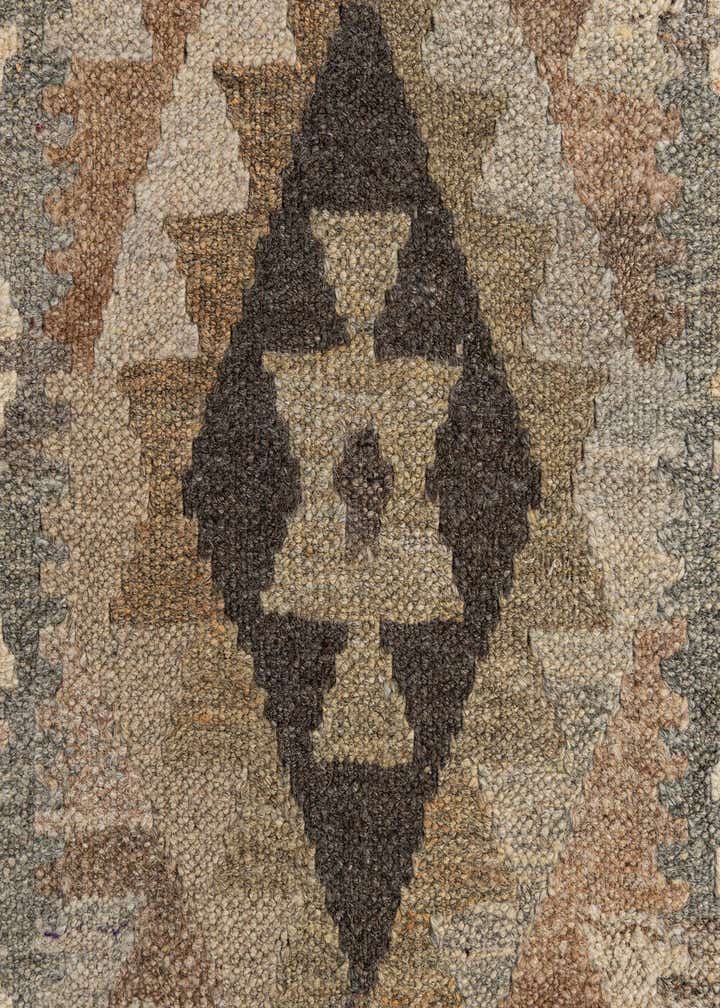 2' 8 x 9' 6 Hand Woven Kilim Maymana Wool Runner Rug