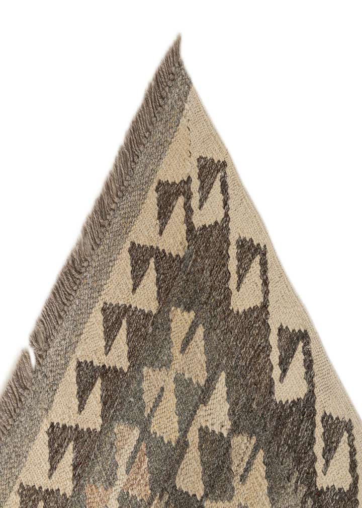 2' 8 x 9' 6 Hand Woven Kilim Maymana Wool Runner Rug
