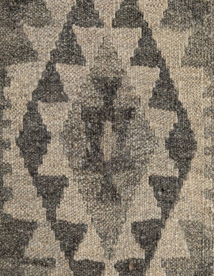Detail image of 2' 9 x 9' 6  Hand Woven Kilim Maymana Wool Runner Rug