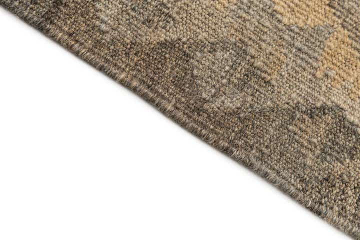 2' 11 x 9' 10 Hand Woven Kilim Maymana Wool Runner Rug