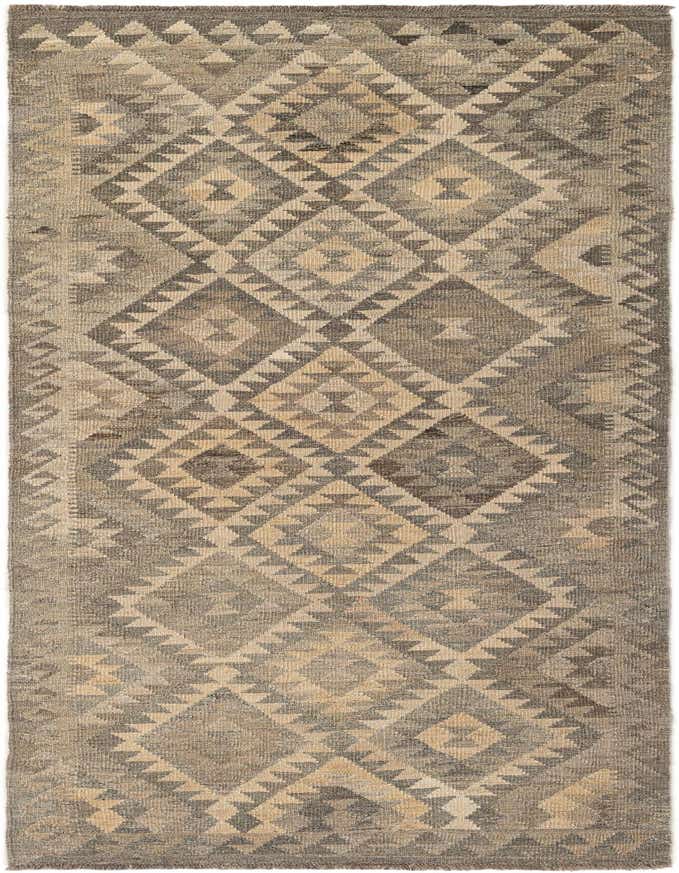 3' 1 x 9' 4 Hand Woven Kilim Maymana Wool Runner Rug