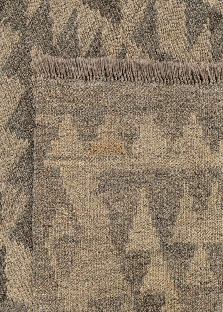 2' 9 x 9' 11 Hand Woven Kilim Maymana Wool Runner Rug