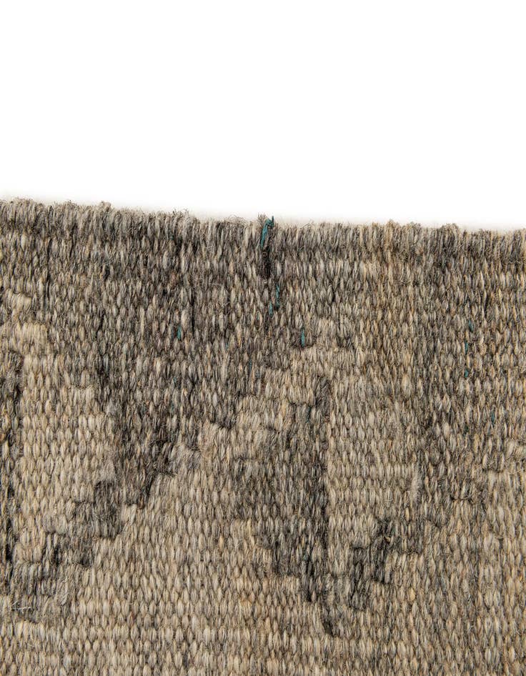 Detail image of 2' 9 x 9' 11  Hand Woven Kilim Maymana Wool Runner Rug