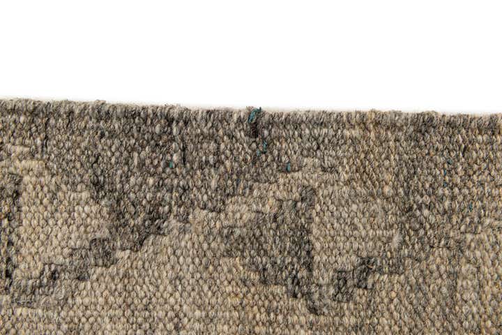 2' 9 x 9' 11 Hand Woven Kilim Maymana Wool Runner Rug