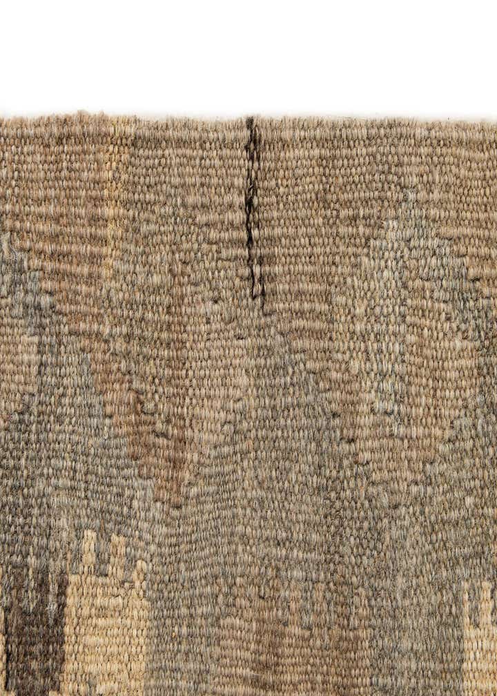 2' 9 x 9' 9 Hand Woven Kilim Maymana Wool Runner Rug