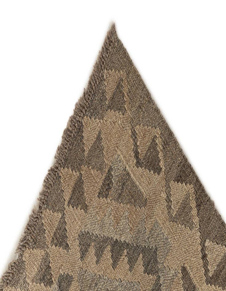 Detail image of 2' 9 x 9' 8  Hand Woven Kilim Maymana Wool Runner Rug