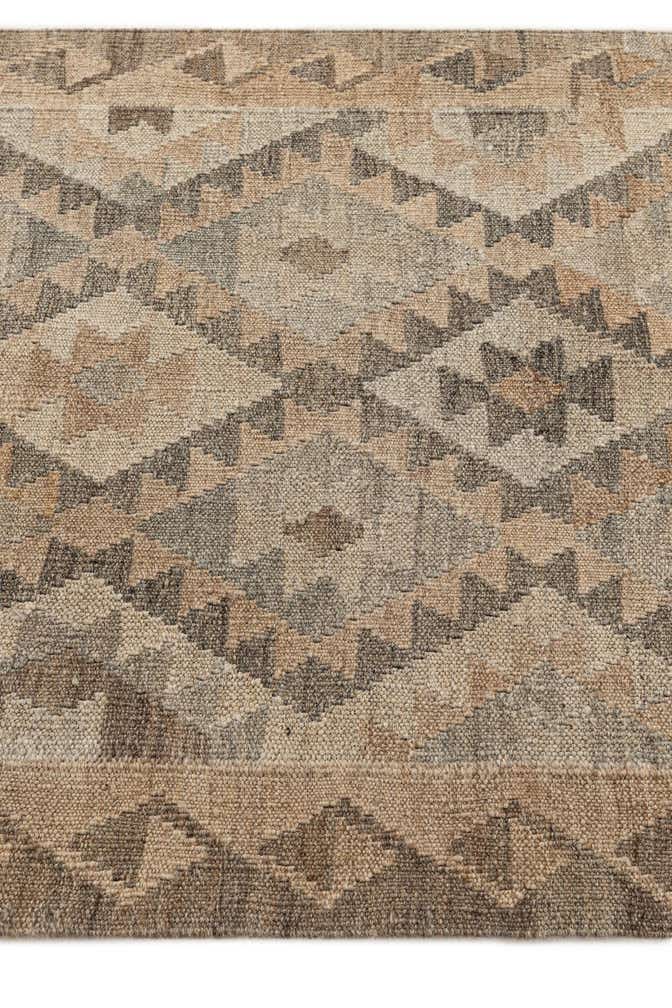 2' 9 x 9' 8 Hand Woven Kilim Maymana Wool Runner Rug