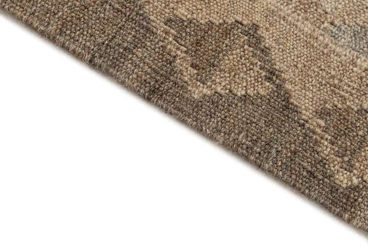 2' 9 x 9' 8 Hand Woven Kilim Maymana Wool Runner Rug