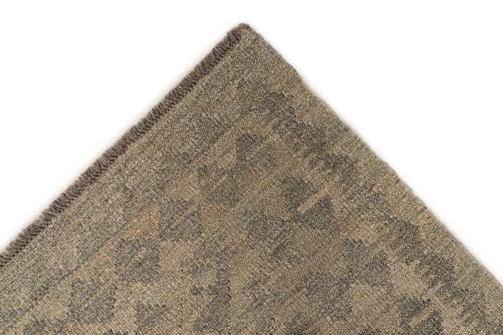 2' 8 x 9' 9 Hand Woven Kilim Maymana Wool Runner Rug
