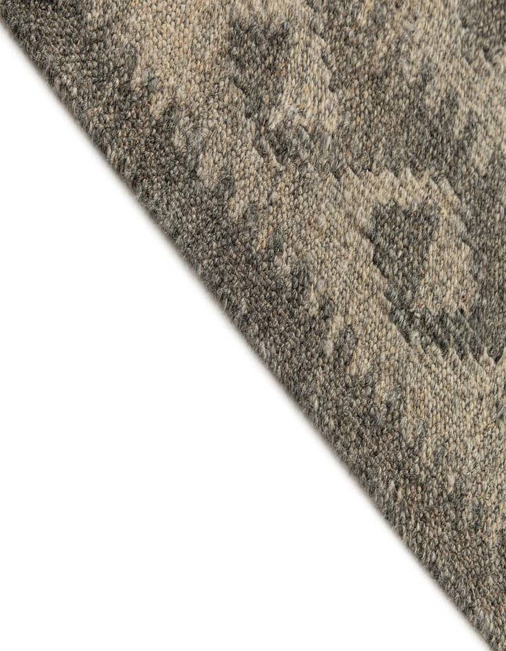 Detail image of 3' 1 x 10' 2  Hand Woven Kilim Maymana Wool Runner Rug