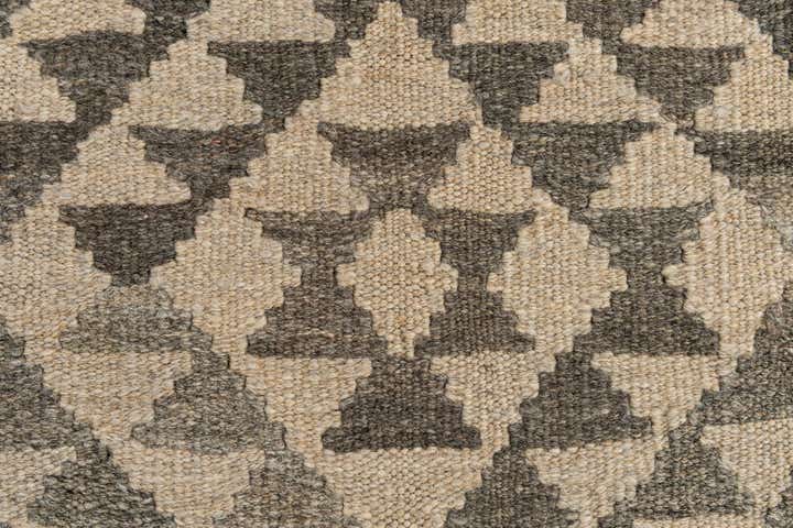 3' 1 x 10' 2 Hand Woven Kilim Maymana Wool Runner Rug