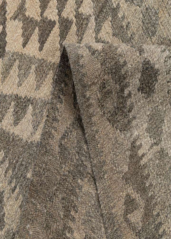 3' 1 x 10' 2 Hand Woven Kilim Maymana Wool Runner Rug