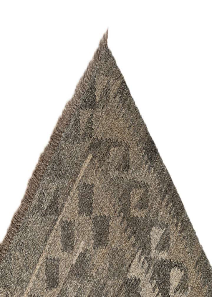 3' 1 x 10' 2 Hand Woven Kilim Maymana Wool Runner Rug