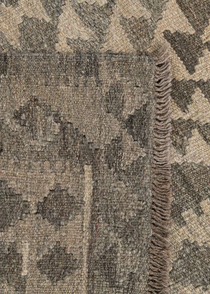 3' 1 x 10' 2 Hand Woven Kilim Maymana Wool Runner Rug
