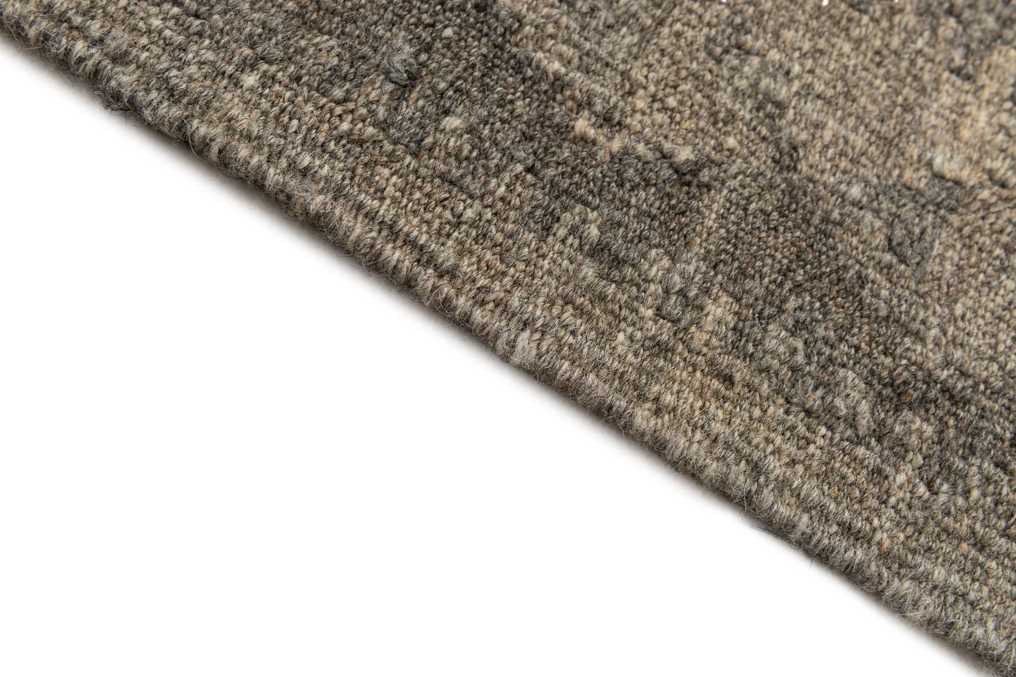 2' 10 x 9' 10 Hand Woven Kilim Maymana Wool Runner Rug