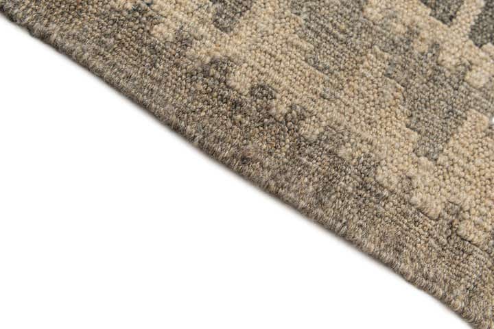 2' 10 x 9' 8 Hand Woven Kilim Maymana Wool Runner Rug
