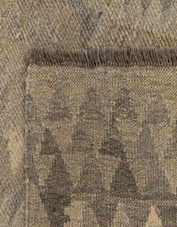 Detail image of 2' 11 x 9' 7  Hand Knotted Kilim Maymana Wool Runner Rug