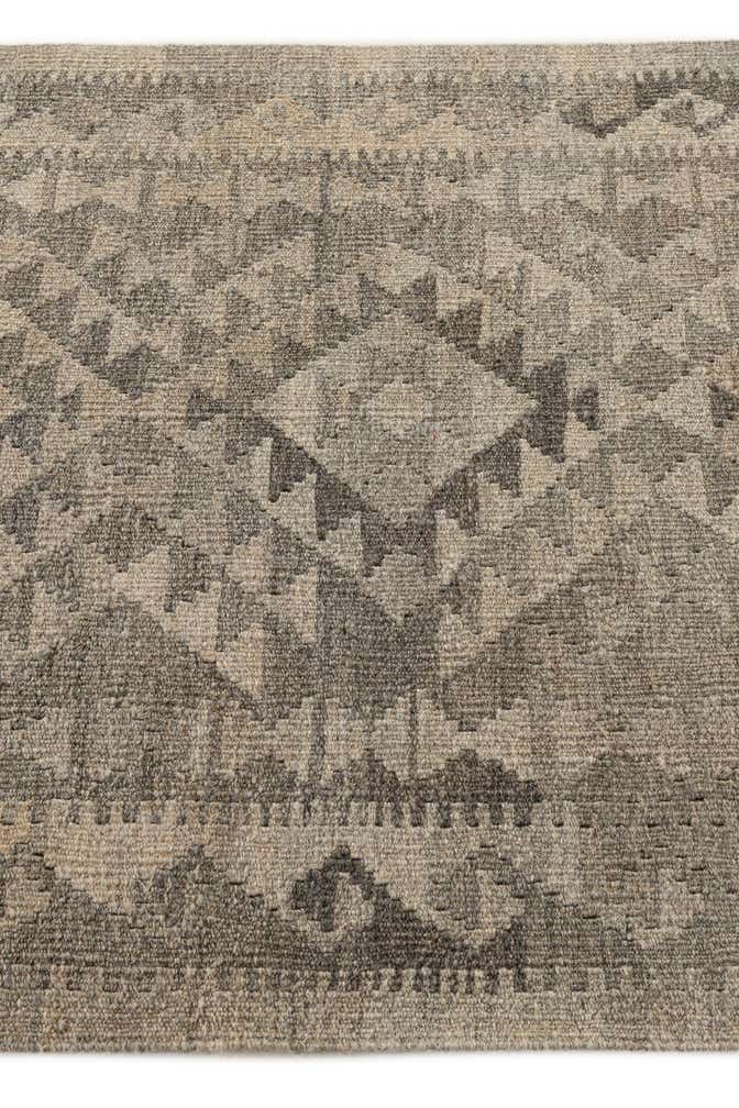 2' 10 x 9' 9 Hand Woven Kilim Maymana Wool Runner Rug
