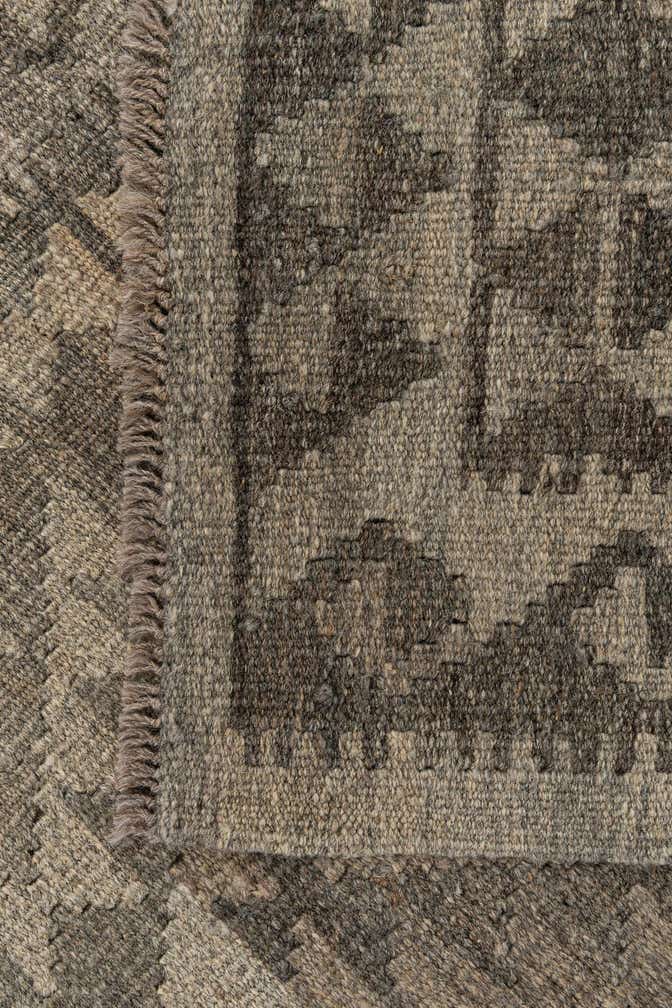 2' 10 x 9' 9 Hand Woven Kilim Maymana Wool Runner Rug