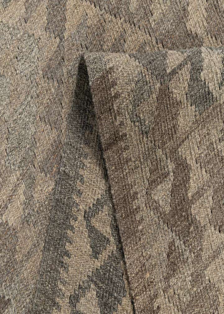 2' 10 x 9' 9 Hand Woven Kilim Maymana Wool Runner Rug