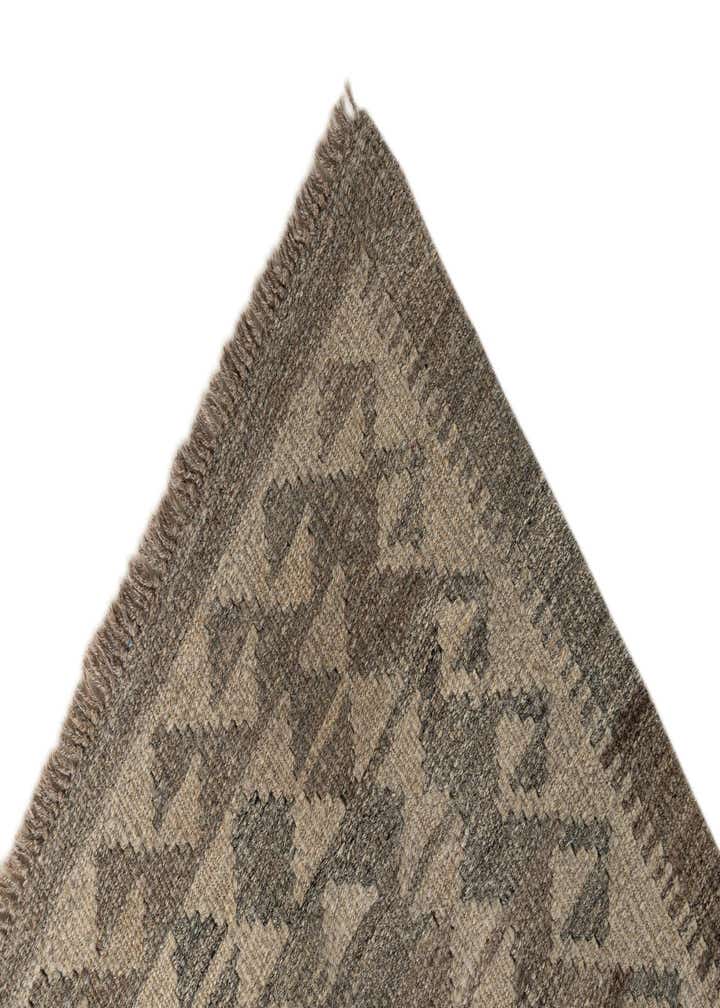 2' 10 x 9' 9 Hand Woven Kilim Maymana Wool Runner Rug