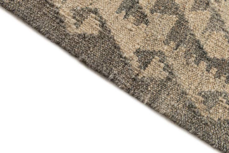 Detail image of 2' 10 x 9' 11 Hand Woven Kilim Maymana Wool Runner Rug