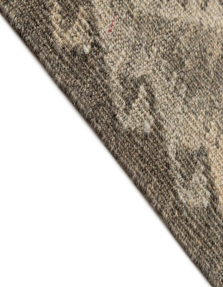 Detail image of 2' 9 x 10' 1 Hand Woven Kilim Maymana Wool Runner Rug