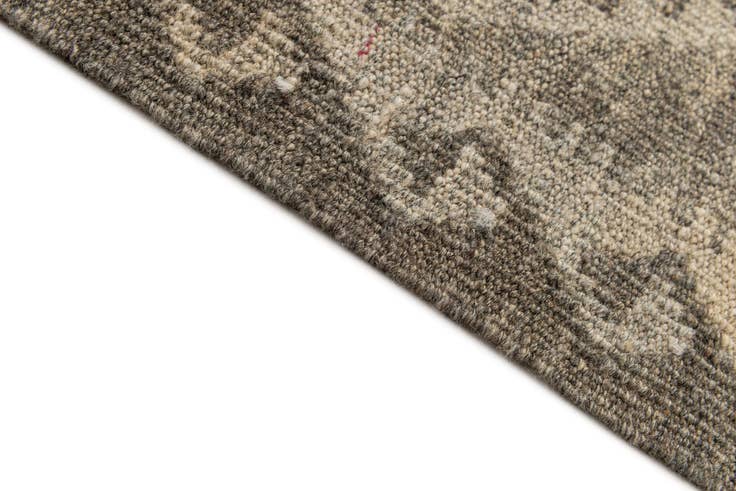 Detail image of 2' 9 x 10' 1 Hand Woven Kilim Maymana Wool Runner Rug
