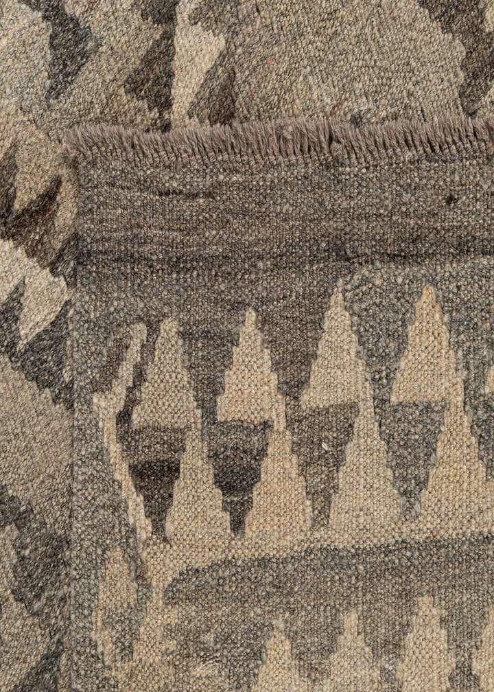 2' 9 x 10' 1 Hand Woven Kilim Maymana Wool Runner Rug