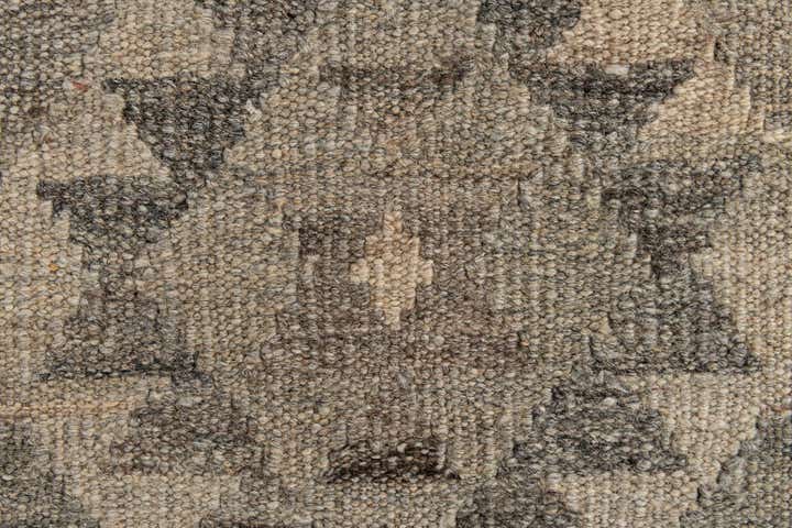 2' 9 x 9' 7 Hand Woven Kilim Maymana Wool Runner Rug