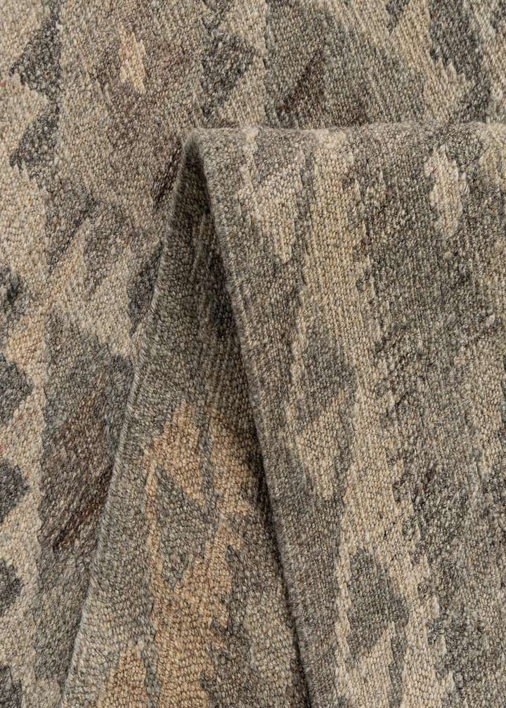 2' 9 x 9' 7 Hand Woven Kilim Maymana Wool Runner Rug