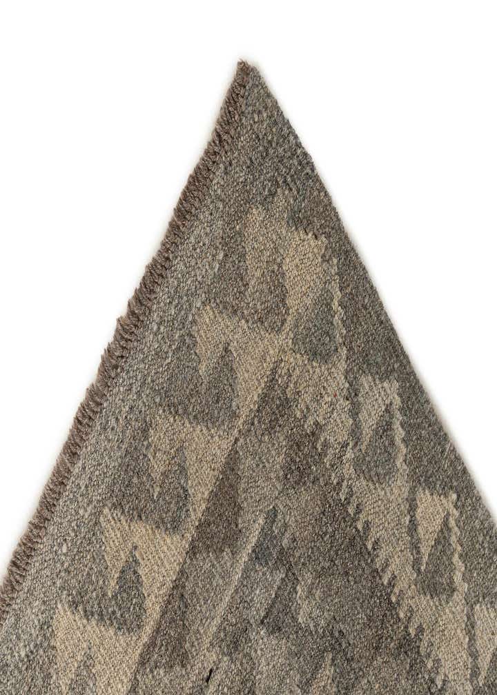 2' 9 x 9' 7 Hand Woven Kilim Maymana Wool Runner Rug