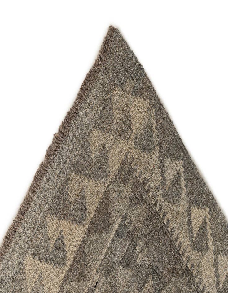 Detail image of 2' 9 x 9' 7  Hand Woven Kilim Maymana Wool Runner Rug