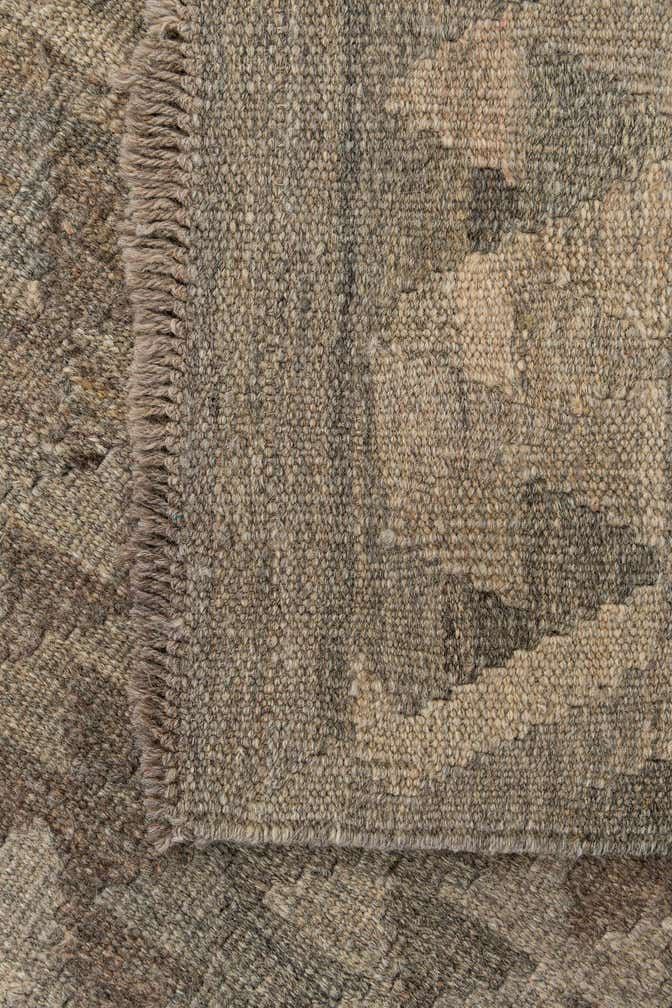2' 8 x 9' 7 Hand Woven Kilim Maymana Wool Runner Rug