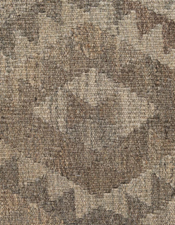 Detail image of 2' 8 x 9' 7  Hand Woven Kilim Maymana Wool Runner Rug