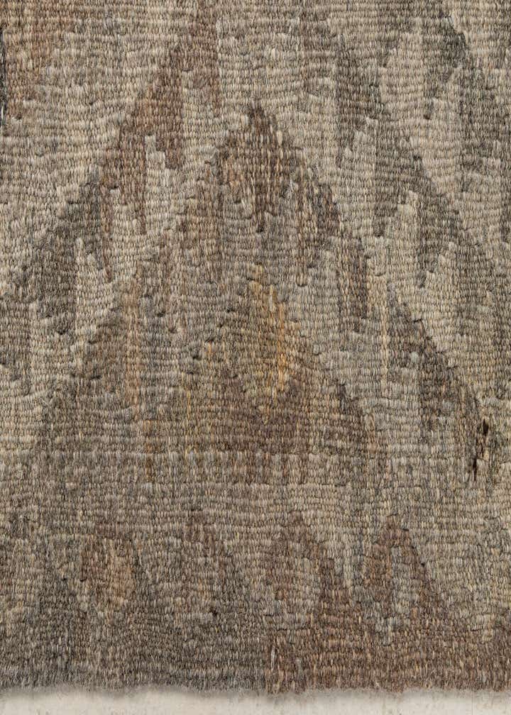 2' 8 x 9' 7 Hand Woven Kilim Maymana Wool Runner Rug