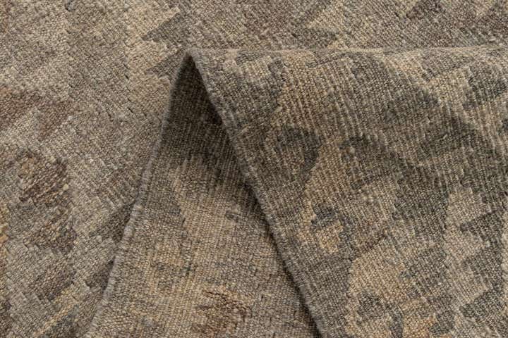 2' 8 x 9' 7 Hand Woven Kilim Maymana Wool Runner Rug