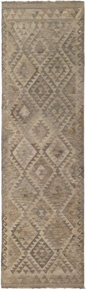 2' 8 x 9' 7 Hand Woven Kilim Maymana Wool Runner Rug